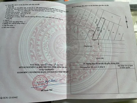 Bán lô góc tái định cư ninh chữ vị trí kim cương sát biển giá bán 2 tỷ 400 triệu có