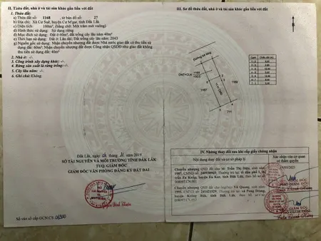 Bán đất 100m² giá 1.5 tỷ Xã Quảng Phú