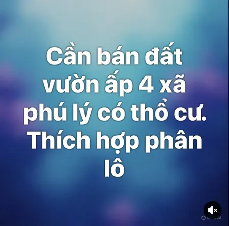 Đất đẹp bằng phẳng, có thổ cư. Thuận tiện phân lô bán nền. Gần trung tâm