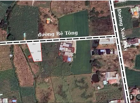 Bán gấp lô đất cln phường hàm thắng mặt tiền bê tông 22m 0902 648 *** hoài ân