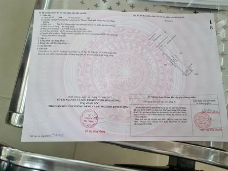 Mặt tiền đường thạnh quý, an thạnh, thuận an, 246m2 20 tr/m2 6x37m mặt tiền đường nhựa gần chợ búng