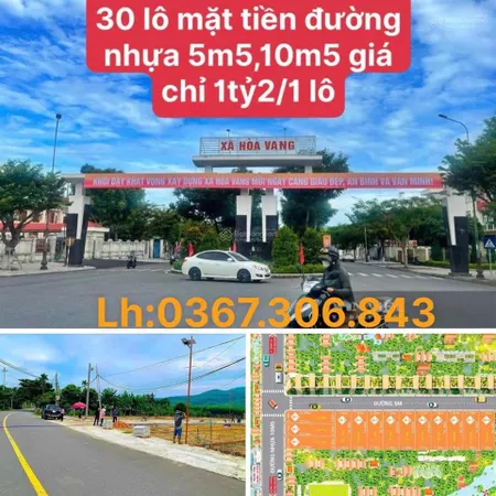 3 lô liền kề mặt tiền đường nhựa dh8