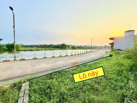Tôi bán gấp lô đất 743m2 view hồ hạ bằng, khu cnc hòa lạc, mt 25m view trực diện ra hồ rộng 8ha