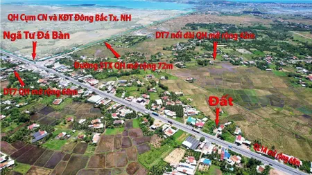 0938.113.403 Bán đất mặt tiền QL1A, 10x30, có 200m2 thổ cư, gần KCN Dốc Đá Trắng 372.3m² ngang 10m giá 2.79 tỷ Xã Bắc Ninh Hòa