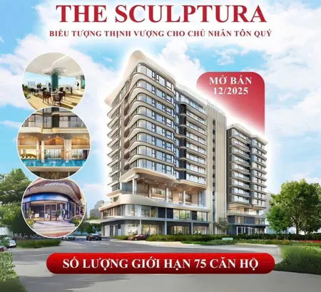 GIÁ BÁN THE SCULPTURA PHÚ MỸ HƯNG, 75 CĂN, 80-120M2, LS 0%, TT GIÃN 1%/ THÁNG. XEM NHÀ MẪU 0901323786