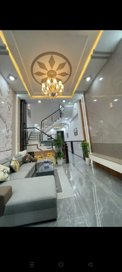 Bán siêu phẩm Thạnh Lộc 15 An Phú Đông quận 12 chỉ 6,39 tỷ tới 60m2, 5 tầng, xe hơi đậu trong nhà