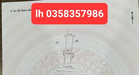 Bán đất 115m² ngang 5m giá 3.38 tỷ Xã Sóc Sơn
