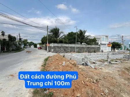 BÁN ĐẤT KHU PHÚ TRUNG XÃ VĨNH THẠNH GIÁ 1 TỶ 450