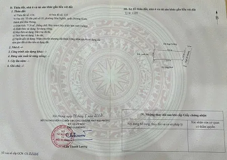 1.15 tỷ 74m2 Hòa Nghĩa Dương Kinh gần Cầu Rào 3 Zalo 0567222555