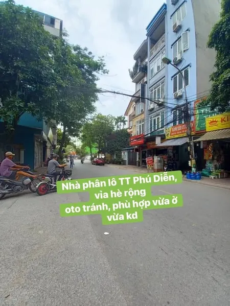 Phân lô trung tâm Phú Diễn phù hợp vừa ở vừa làm văn phòng
