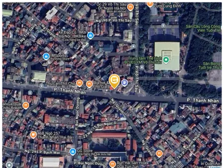 Bán nhà 49m² ngang 3,5m giá 30 tỷ Phường Bạch Mai