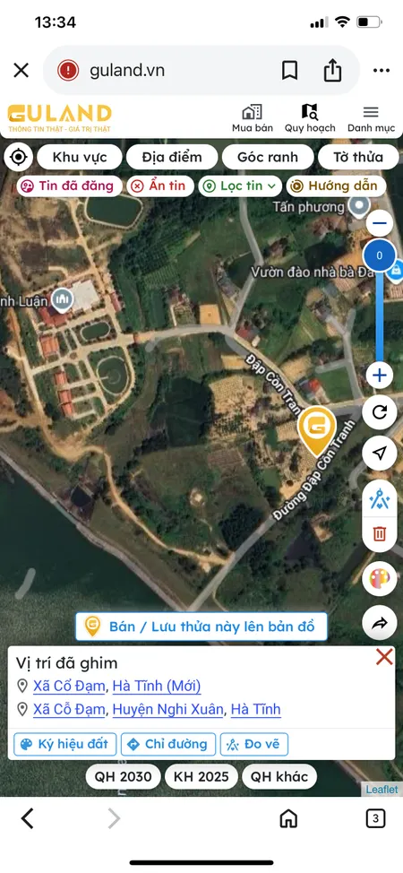 Bán đất 6400m² ngang 117m giá 22 tỷ Xã Cổ Đạm