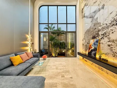 Siêu phẩm nhà phố đẹp lung linh đường nguyễn văn khối p.8gò vấp dt 4.4 x 17m, trệt 1 lửng 3 lầu
