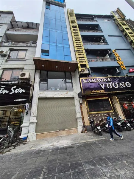 Bán nhà mặt phố hồ tùng mậu, 37,2 tỷ, 65m2, mt 4,89m xây 8 tầng, sổ đỏ cất két