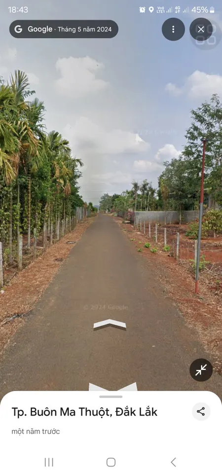Bán đất 1539.5m² ngang 30m giá 2.1 tỷ Xã Hòa Phú