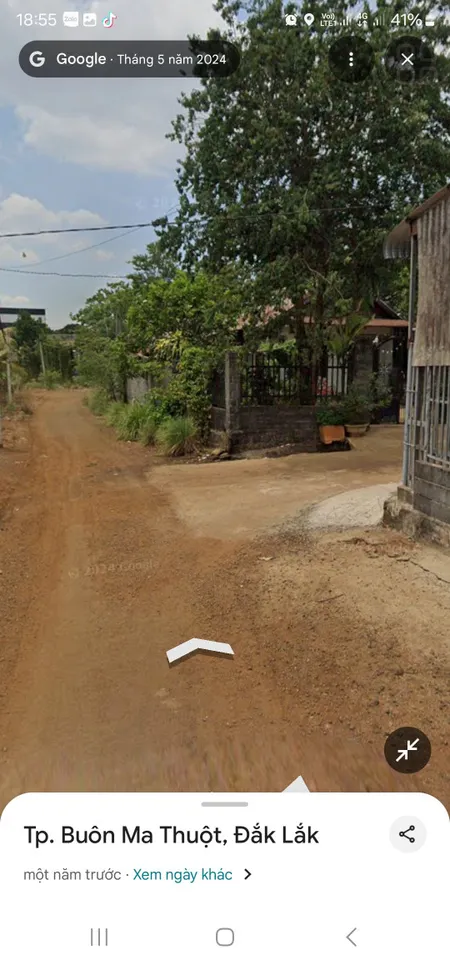 Bán đất 107.8m² ngang 8,9m giá 450 triệu Xã Hòa Phú, thổ cư 60m2. Lô góc