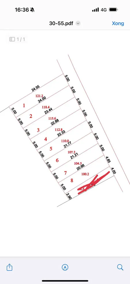 Bán đất 100m² giá 339 triệu Xã Dương Minh Châu