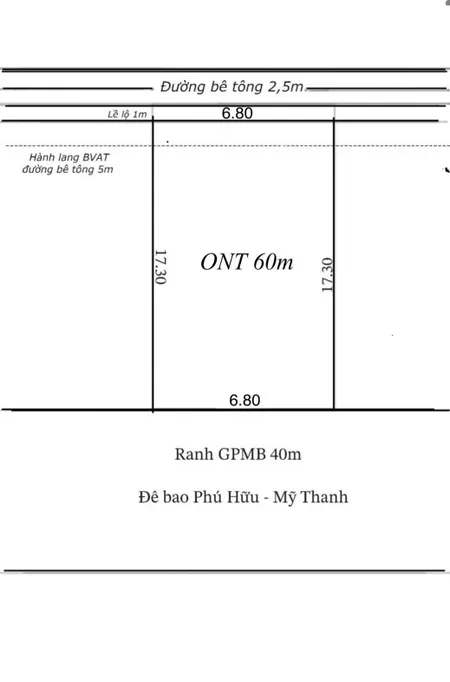 Bán đất 2 mặt tiền lộ dal oto và lộ nhựa đang thi công - Giá hạt dẻ 368 triệu
 👉 Giáp ranh thành phố Sóc Trăng