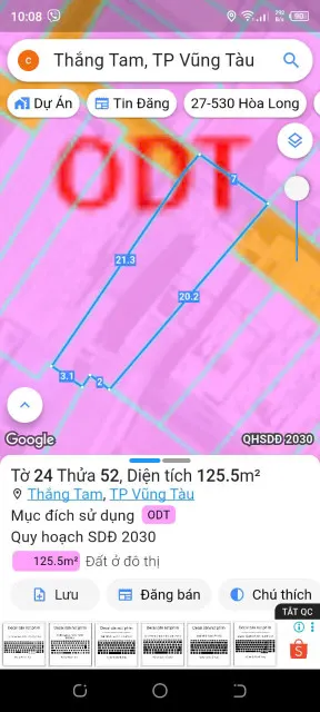 🏡 BÁN NHÀ CẤP 4 CÓ GÁC – HẺM Ô TÔ XÔ VIẾT NGHỆ TĨNH, P. THẮNG TAM – DT 125.5M² – GIÁ 4.8 TỶ 🌟