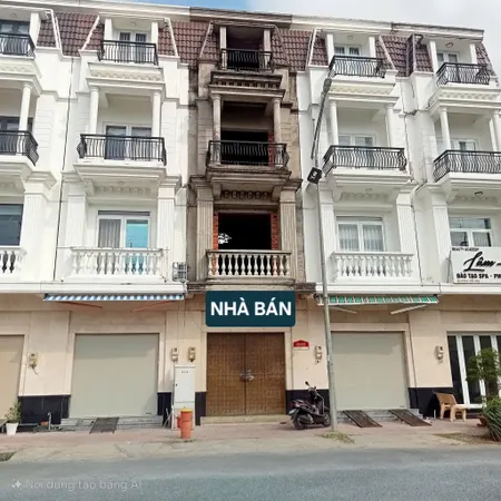 NHÀ PHỐ THƯƠNG MẠI 1 TRỆT 3 LẦU MẶT TIỀN CỔNG CHỢ CÁI VỒN PHƯỜNG CÁI VỒN, VĨNH LONG