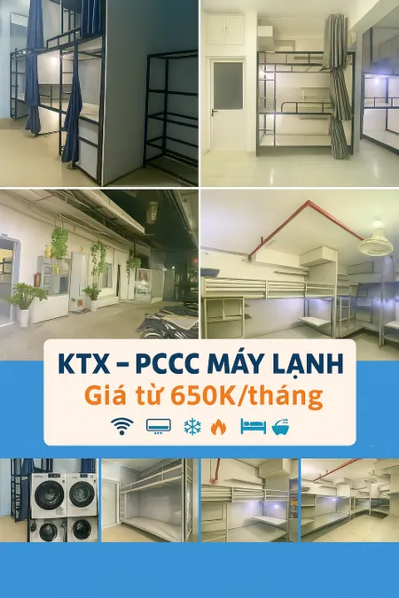 🏙️ Ký túc xá Quận 7 giá rẻ Bao điện nước, uy tính, nhiều tiện ích Có khắp HCM
