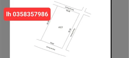 Bán đất 612.7m² ngang 70m giá 23 tỷ Xã Nội Bài