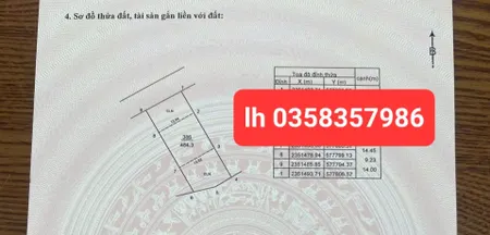 Bán đất 484m² ngang 19m giá 9.65 tỷ Xã Kim Anh