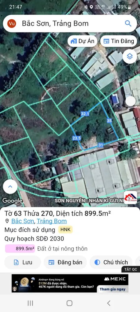 Nhà Đất Bắc Sơn Trảng Bom Đồng nai