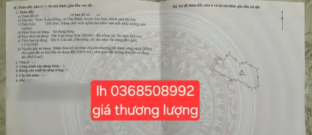 Bán đất 1201m² ngang 29,5m giá 8.4 tỷ Xã Sóc Sơn
