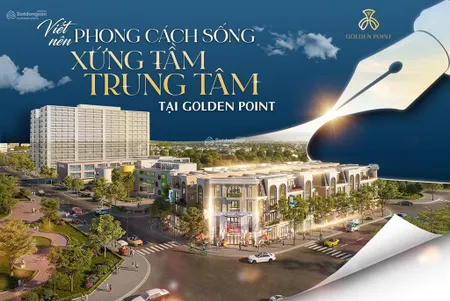 Nhà ở xã hội golden point kđt hiện đại công viên 5.000m,full tiện ích. tòa căn hộ 13 tầng 519 căn