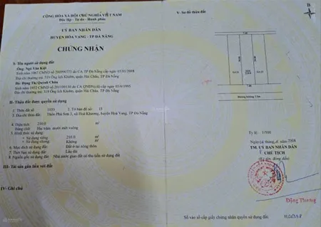 Chào bán 210m ngang 7m dài 30m đất ở hoàn toàn mặt tiền đường nhựa 10m5 tên đường 409 xã hoà tiến