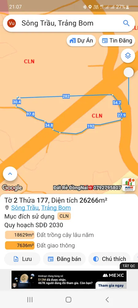 Nhà Đất Sông Trầu Trảng Bom Đồng Nai