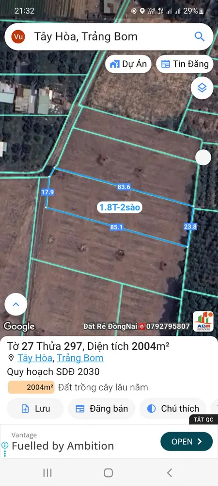 Nhà Đất Tây Hòa Trảng Bom Đồng Nai