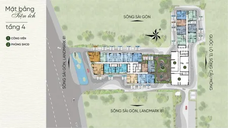 Bán căn hộ a&t saigon riverside, 5,1 tỷ, 97m2, 3pn, 2wc tại vĩnh phú, thuận an, bình dương