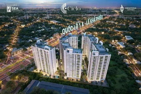 Căn hộ destino centro ql1a, ngay chợ bình chánh, tt 300tr đến nhận nhà quý 1/2027. 0902 510 ***