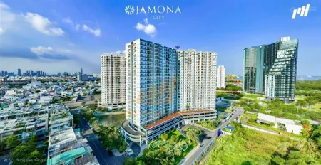 Bán căn hộ jamona city full nội thất,tầng cao căn góc view đẹp hướng về quận 1 2 pn 2wc 73m2