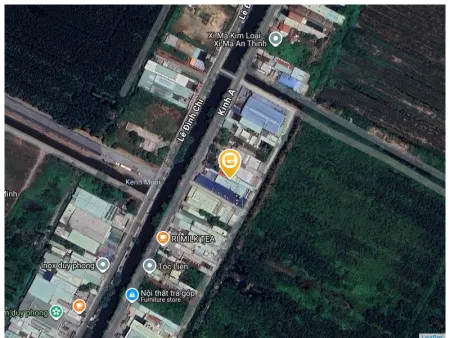 Bán đất 42.7m² ngang 4,7m giá 3.1 tỷ mặt tiền Kênh A, Xã Bình Lợi