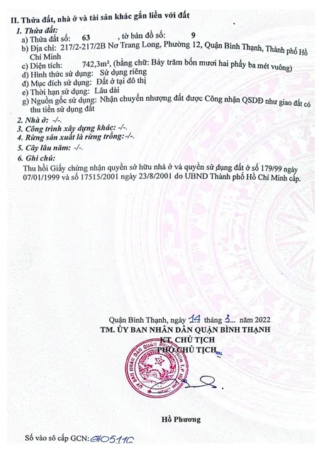 BÁN TÒA NHÀ VĂN PHÒNG TẠI NƠ TRANG LONG, 112 TỶ, 743M2, BÌNH THẠNH, HCM