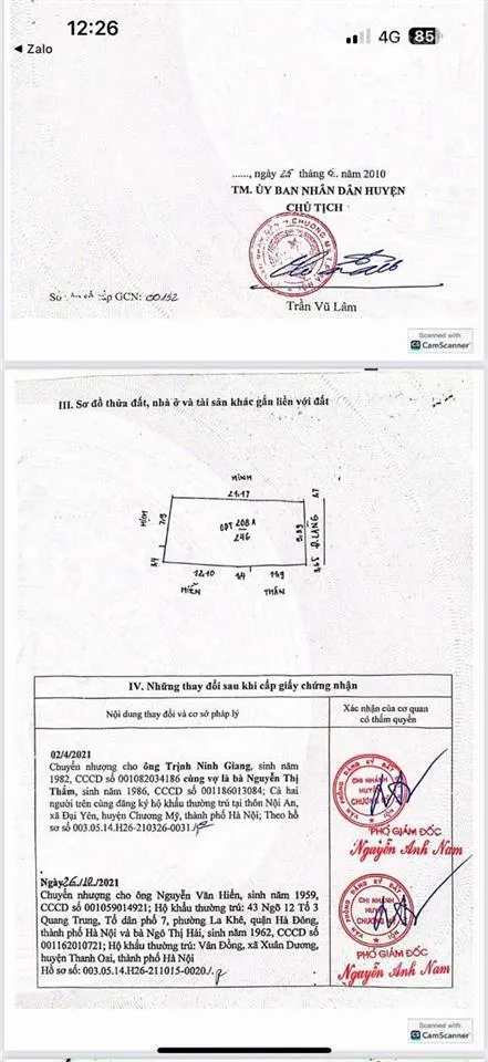Chính chủ bán lô 246m2 đất ở đô thị tại ninh sơn, chúc sơn, hà nội mặt tiền hậu hơn 9m