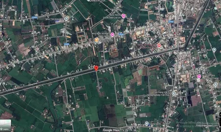 Chính chủ bán đất 256,8m2 (full thổ) sổ hồng riêng 1,5 tỷ lô 2 mặt tiền đường