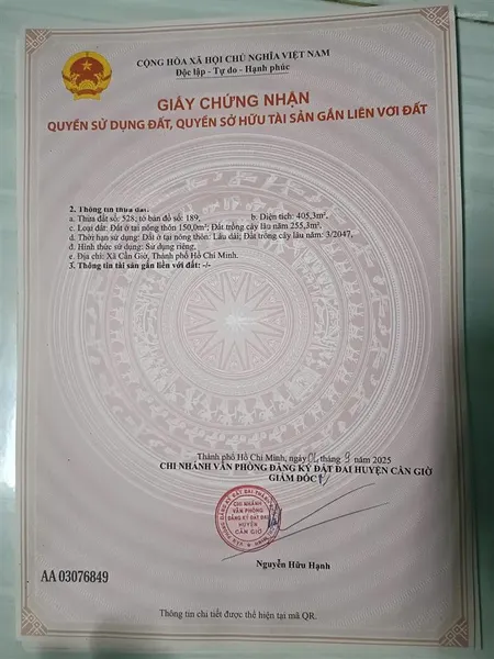 Bán đất mặt tiền nguyễn văn mạnh, xã long hòa, cần giờ,,