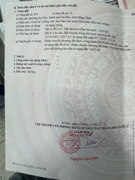 Bán đất 2 mặt tiền đường nguyễn tất thành và đường hồ tùng mậu giá 4,9 tỷ 0903 969 *** bảo ngọc