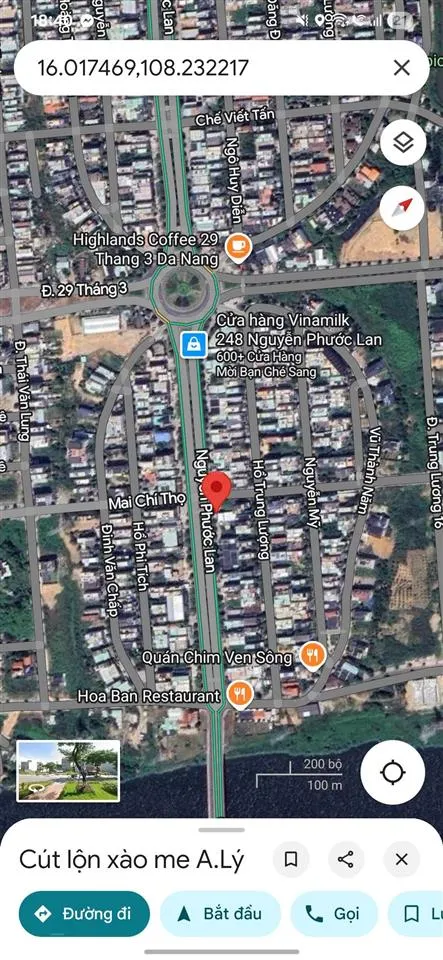 Mặt tiền nguyễn phước lan, hoà xuân,đảo 2 tặng nhà cấp 4 giá tốt nhất thị trường 13 ty 500