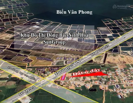Bán đất tại xã ninh thọ, ninh hòa mặt tiền đường stx nối dốc lết