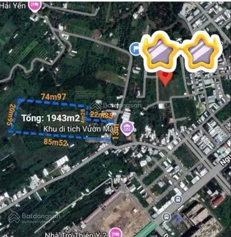Bán 1943 m2 mặt tiền đường vườn mận sát khu bv nhi đồng, bv sis,.. tp cần thơ