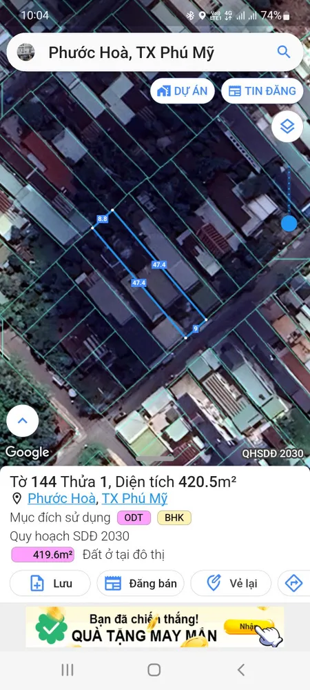 Nhà Đất Châu Pha TX Phú Mỹ Bà Rịa - Vũng Tàu