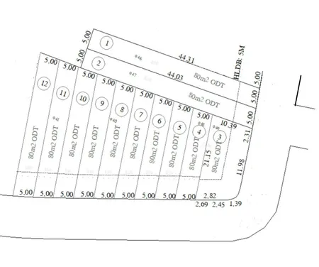 Bán đất 135m² ngang 5m giá 895 triệu Xã Bàu Bàng