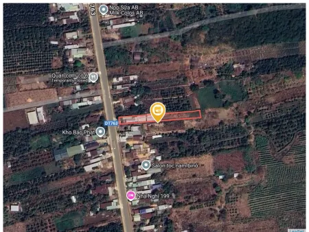 Bán đất 1291.7m² ngang 10.1m giá 2.65 tỷ Xã Xuân Lộc