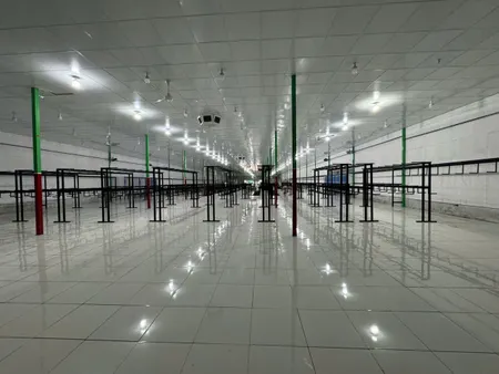 Cho thuê kho 3000m2 mới xây mặt tiền QL57B,Châu Thành,Bến Tre