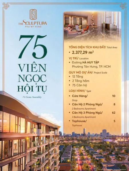 KHAI TRƯƠNG NHÀ MẪU DỰ ÁN THE SCULPTURA PHÚ MỸ HƯNG, LÔ ĐẤT H14-3 HÀ HUY TẬP.ĐKI NGAY 0901323786
